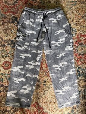 Guide Gear Gray Camo Cargo Jogger Pants - Boys